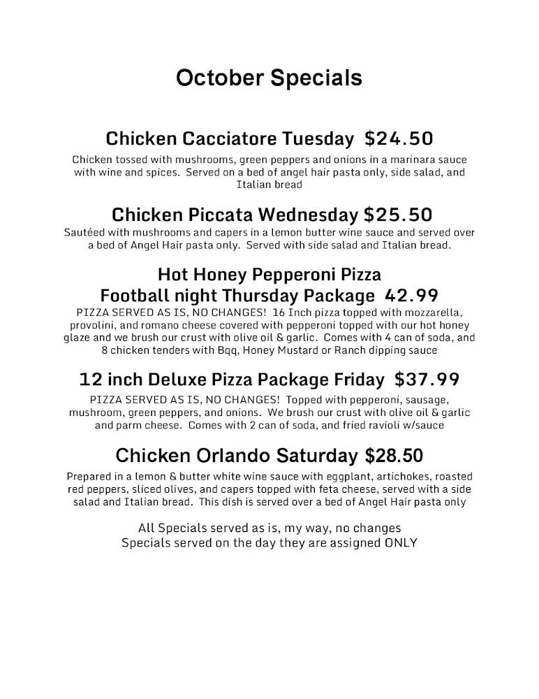 Venice Italian Kitchen Menu image 1